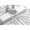 Nuvo 80 Watt Hi-Pro Shop Light with Plug - 8 in. Dia. - 4000K - White Finish - 120 Volt 65/974 - alternate 2